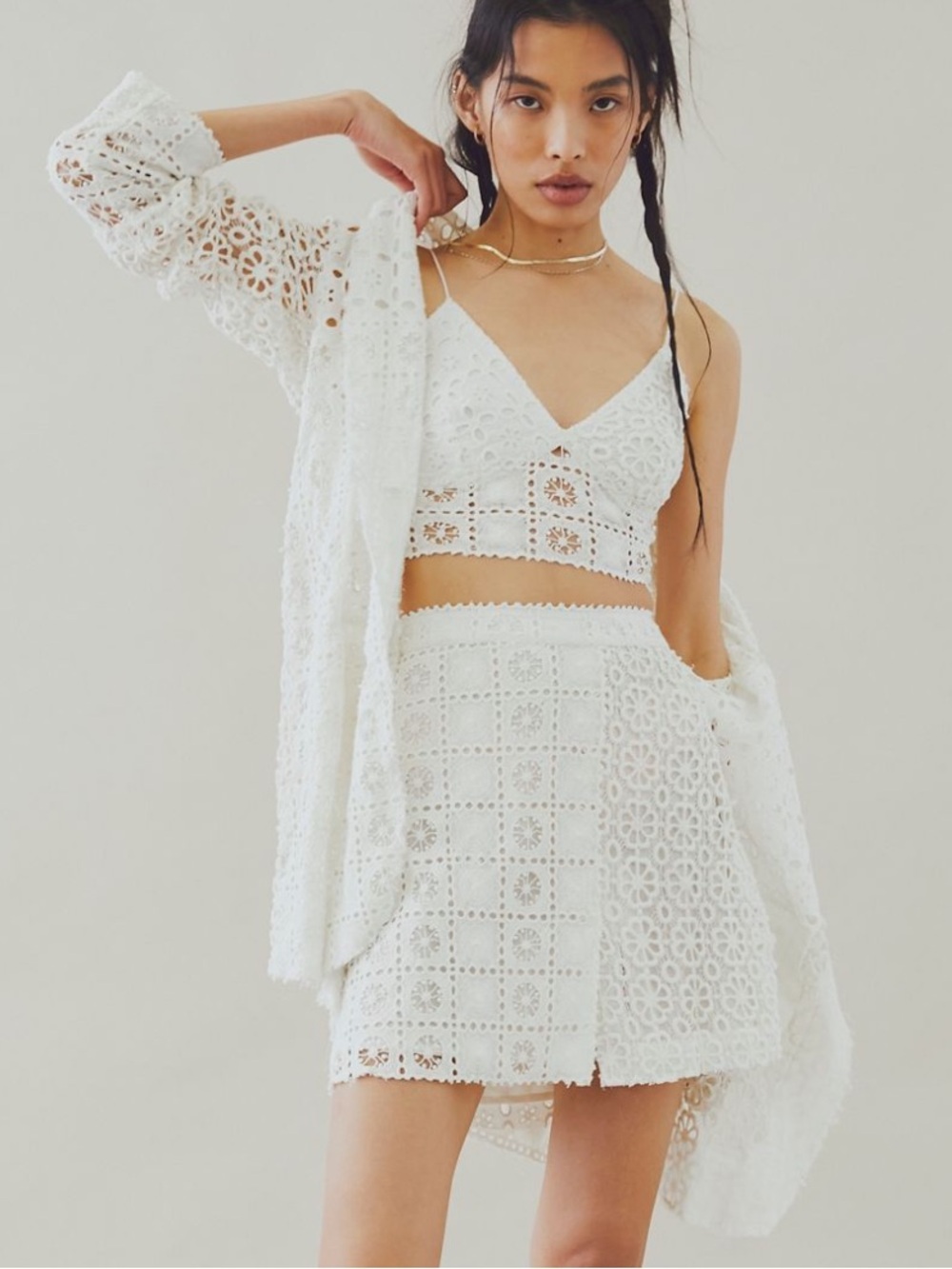 FREE PEOPLE One Yesenia Suit in WHITE SZ 2/4
